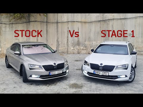 Видео: Кто Кого? Škoda Superb 3, 2.0 TDI 190hp Stage 1 Vs Stock #skodasuperb #chiptuning