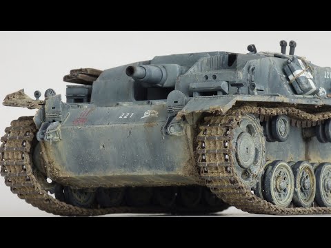 Видео: StuG.III Ausf.B 1/35 Тамия