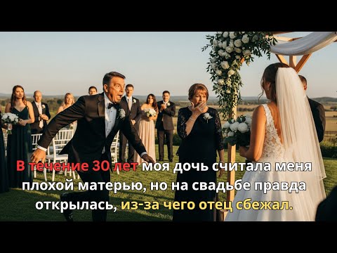 Видео: На протяжении 30 лет моя дочь считала меня плохой матерью, но на свадьбе узнала правду!