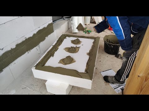 Видео: Начинаем работы по утеплению и отделке фасадов дома, построенного из газобетона, СФТК Ceresit