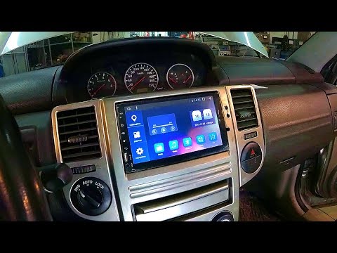 Видео: Nissan Х-Trail. Установка 2 DIN магнитолы на на Android 6.0