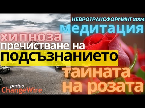 Видео: Медитация ТАЙНАТА НА РОЗАТА: Хипноза за пречистване на подсъзнанието, преодоляване на безпокойството