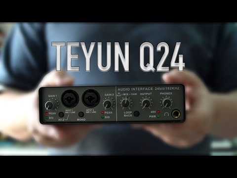 Видео: Аудиокарта Teyun Q 24 #созданиемузыки #recordstudio #записьпесни#Аудиокарта