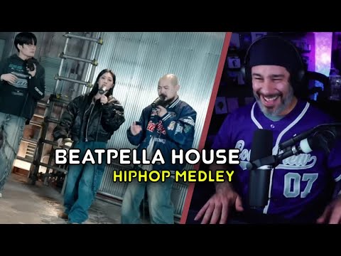 Видео: Реакция режиссера - BEATPELLA HOUSE - HIPHOP MEDLEY (BEATBOX)