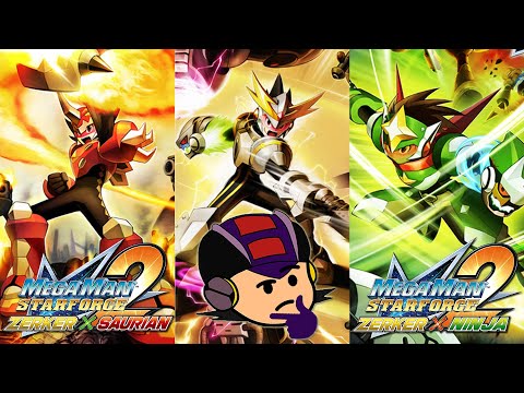 Видео: В какую версию Mega Man Star Force 2 вам стоит поиграть? (Зеркер против Сауриана против Ниндзя)