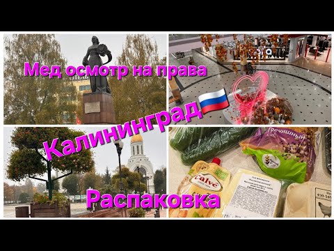 Видео: Калининград🇷🇺/Мед осмотр на права/ город 🔥/ Ресторан😋/ распаковка/ Семейный влог