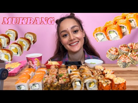 Видео: MUKBANG РОЛЛЫ🍣МНЕ 23❤️КАК Я ПРОВЕЛА ДЕНЬ РОЖДЕНИЯ🥳#mukbang #асмреда #eating