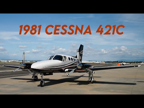 Видео: Полностью загруженный 421C 1981 года — рейс в Санта-Паулу, Калифорния