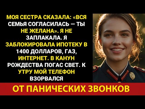 Видео: Моя сестра сказала: «Вся семья согласилась — тебе не рады на Рождество». Поэтому я заморозила счета.