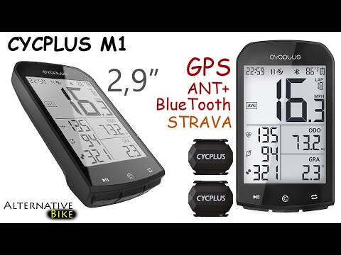 Видео: GPS 2,9" велокомпьютер СYCPLUS M1 с Алиэкспресс, поддержка STRAVA. ПОДРОБНЫЙ ОБЗОР