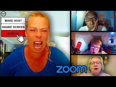 Видео: Самая смешная подборка троллинга в Zoom 2022 года!