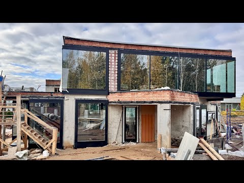 Видео: Интелео остекление Schuco (Шуко) загородного дома в МО КП Барвиха Хиллс