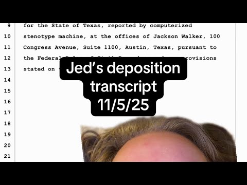 Видео: Стенограмма допроса Джеда Уоллеса (частичная)