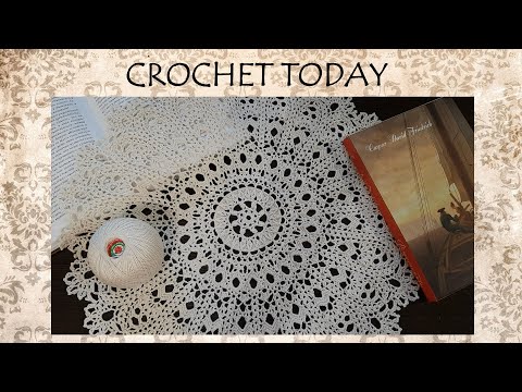 Видео: Салфетка "АННА" крючком. Очень нежная и простая рельефная салфетка.