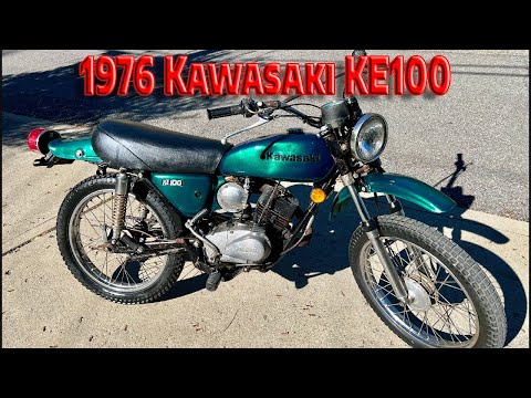 Видео: Устранение проблем с электрикой на Kawasaki KE100 1976 года... и свежая покраска!