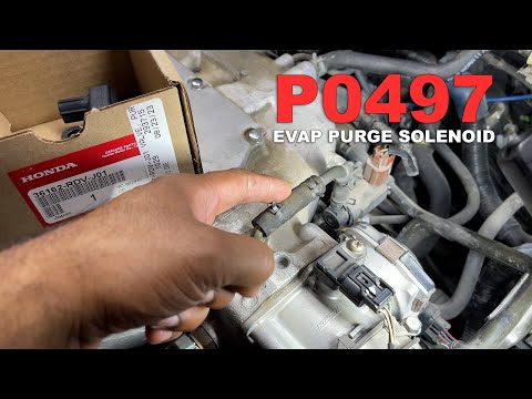 Видео: P0497 РЕМОНТ И ПРОВЕРКА СОЛЕНОИДА ПРОДУВКИ EVAP: HONDA ACCORD V6 J SERIES 2005 ГОДА