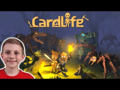 Видео: Приключение КАРТОНКИ Григория в опасной пещере! CardLife Game