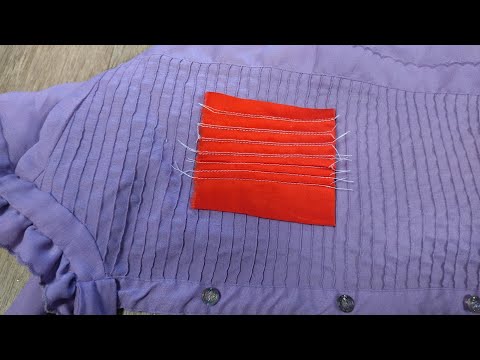 Видео: Делаем защипы на ткани двумя способами