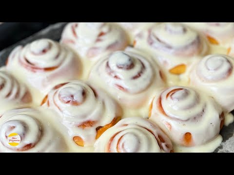 Видео: Самые Вкусные БУЛОЧКИ с ЗАВАРНЫМ КРЕМОМ! Нежнейшие СИННАБОНЫ!