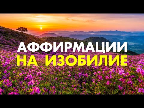 Видео: После прослушивания этих аффирмаций у вас произойдут чудеса | Мощные Аффирмации на Изобилие