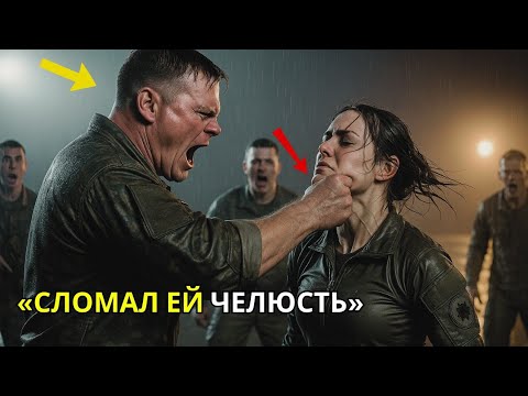 Видео: Лейтенант ударил её по челюсти — и слишком поздно узнал, на что на самом деле способна морской котик