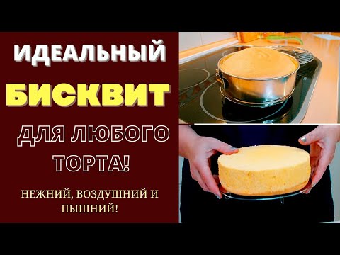 Видео: ИДЕАЛЬНЫЙ БИСКВИТ ДЛЯ ЛЮБОГО ТОРТА - ВОЗДУШНЫЙ И ПЫШНИЙ: СЕКРЕТА БОЛЬШЕ НЕТ!