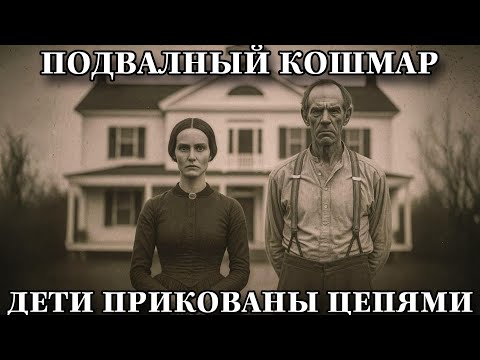 Видео: (1834, Вирджиния) Семья Салливан: Подвал, где были найдены 47 детей, прикованных цепями!