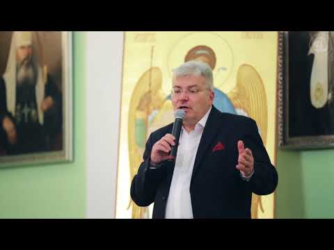 Видео: Писатель Е. Водолазкин в Академии / The writer E.Vodolazkin in the  SPTA