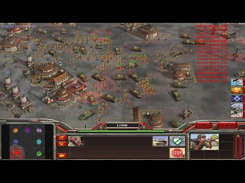 Видео: Китайская пехота - Command & Conquer Generals Zero Hour - 1 против 7, сложный геймплей