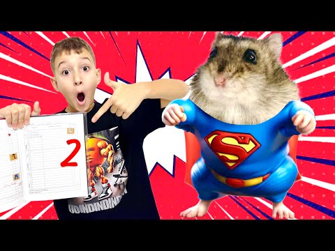 Видео: Руслан и Приключение Говорящего Хомяка ПОНЧИКА || Хомяк Супер-герой история для детей // Ромарики