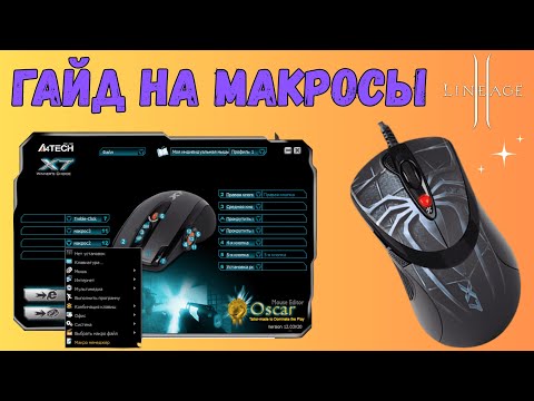 Видео: Макросная мышка в Lineage 2 Main | Настройка и фишки макросов | X7, Logitech | Фарм с комфортом