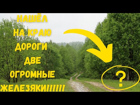 Видео: Нашёл на краю дороги две огромные железяки!!!!!!Коп с пиратом