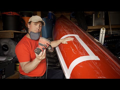 Видео: Как отремонтировать трещины в гелькоуте на стеклопластиковом каноэ примерно за 30 долларов