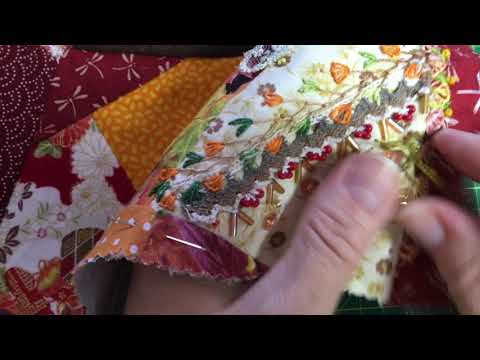 Видео: Декоративные швы для крейзи квилта