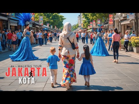 Видео: 🇮🇩 Пешеходная экскурсия по КОТА ДЖАКАРТА: между колониальным наследием и современной жизнью - (4K)