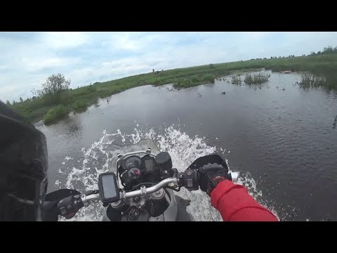 Видео: BMW F800GS - город, лес, трасса. Viking Rally 19.