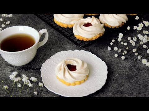 Видео: Песочное печенье с меренгой