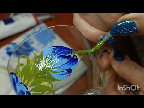 Видео: Розпис горнятка в стилі Петриківського Розпису #masterclass #flowers #длядуши #майстерклас .💙💛