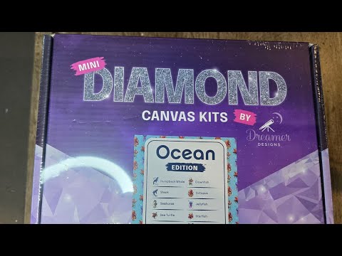 Видео: Dreamer Designs мини-алмазные картины!