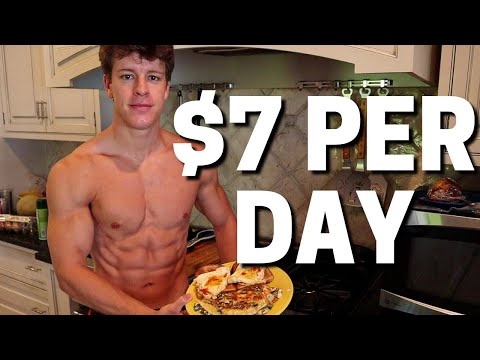 Видео: НАРАЩИВАЙТЕ МЫШЦЫ ЗА 7 ДОЛЛАРОВ В ДЕНЬ | Полноценный день питания | Диета с высоким содержанием б...