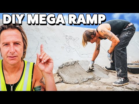 Видео: Строительство бетонной мини-мегарампы