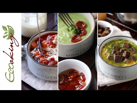 Видео: 🔥🔥🔥3 самых вкусных супа: Чечевичный, борщ и крем-суп Брокколи / веган (постные)