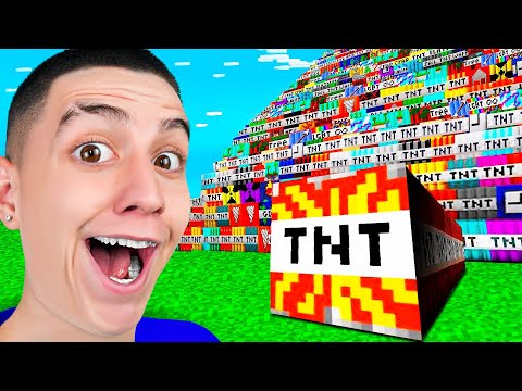 Видео: Я ВЗОРВАЛ 100 РАЗНЫХ ДИНАМИТОВ В МАЙНКРАФТ! **КРУТОЙ МОД В MINECRAFT**