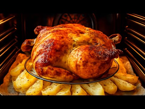 Видео: Ваши гости будут поражены! Научился этому трюку в ресторане! Невероятный рецепт КУРИЦЫ с КАРТОШКОЙ