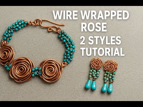 Видео: «Сделай сам: роза из проволоки | Мастер-класс по 2 стилям»