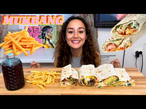 Видео: MUKBANG ШАРУМА ДОМАШНЯЯ 🫔 БУРИТТО 🌯 КАРТОШКА ФРИ 🍟ХЕЙТ 💔НОВЫЙ КАНАЛ 🤩 МУЖ АКТЕР?!