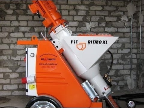 Видео: PFT RITMO XL штукатурная станция