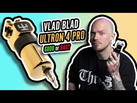Видео: Тестирование самой дорогой татуировочной машинки | Обзор Vlad Blad Ultron 4 Pro