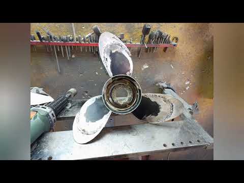 Видео: Гребной винт лодочного мотора , изменяем характеристики подбираем лучшее, скорость/экономичность