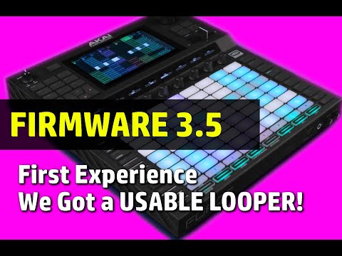 Видео: Прошивка Akai Force 3.5 — первый запуск, часть 1. У нас есть настоящий лупер!